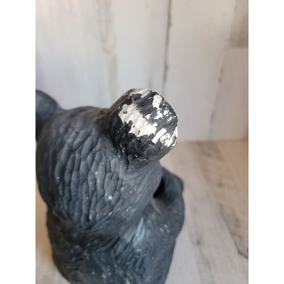 Youngs vintage black bear cub home decor woods Xmas unique - Picture 8 of 13